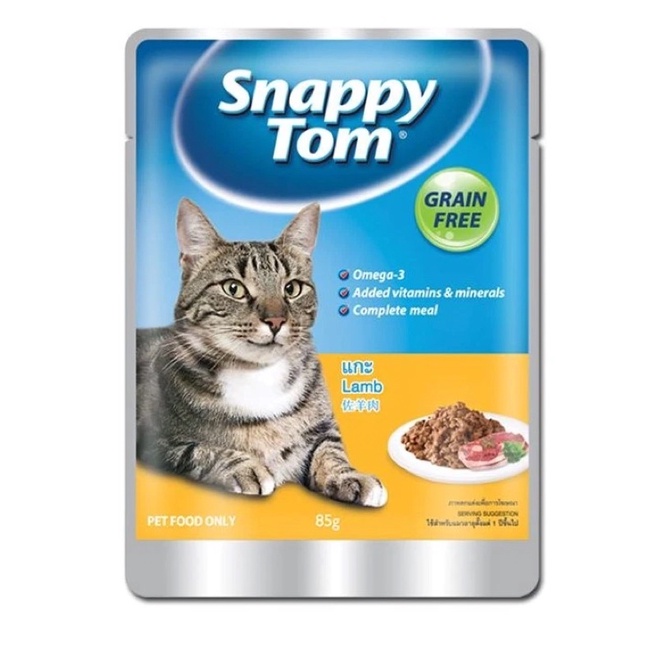 Pate cho mèo Snappy Tom Gói 85gr