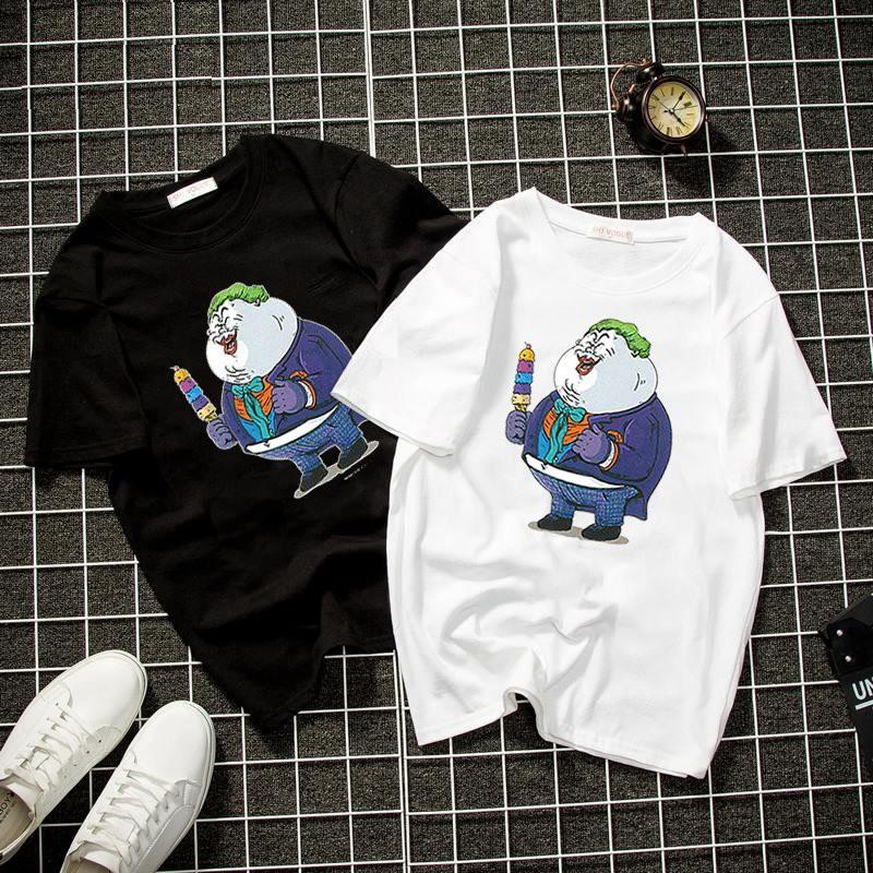 Áo thun unisex form rộng quỷ vương mập Hàn Quốc vải dày mịn 2019T2062