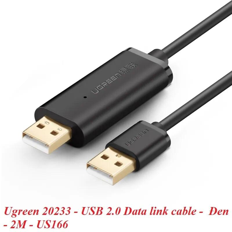 Ugreen UG20233US166TK 2M màu Đen Cáp tín hiệu nối dài USB 2.0 có chip khuếch đại cao cấp - HÀNG CHÍNH HÃNG