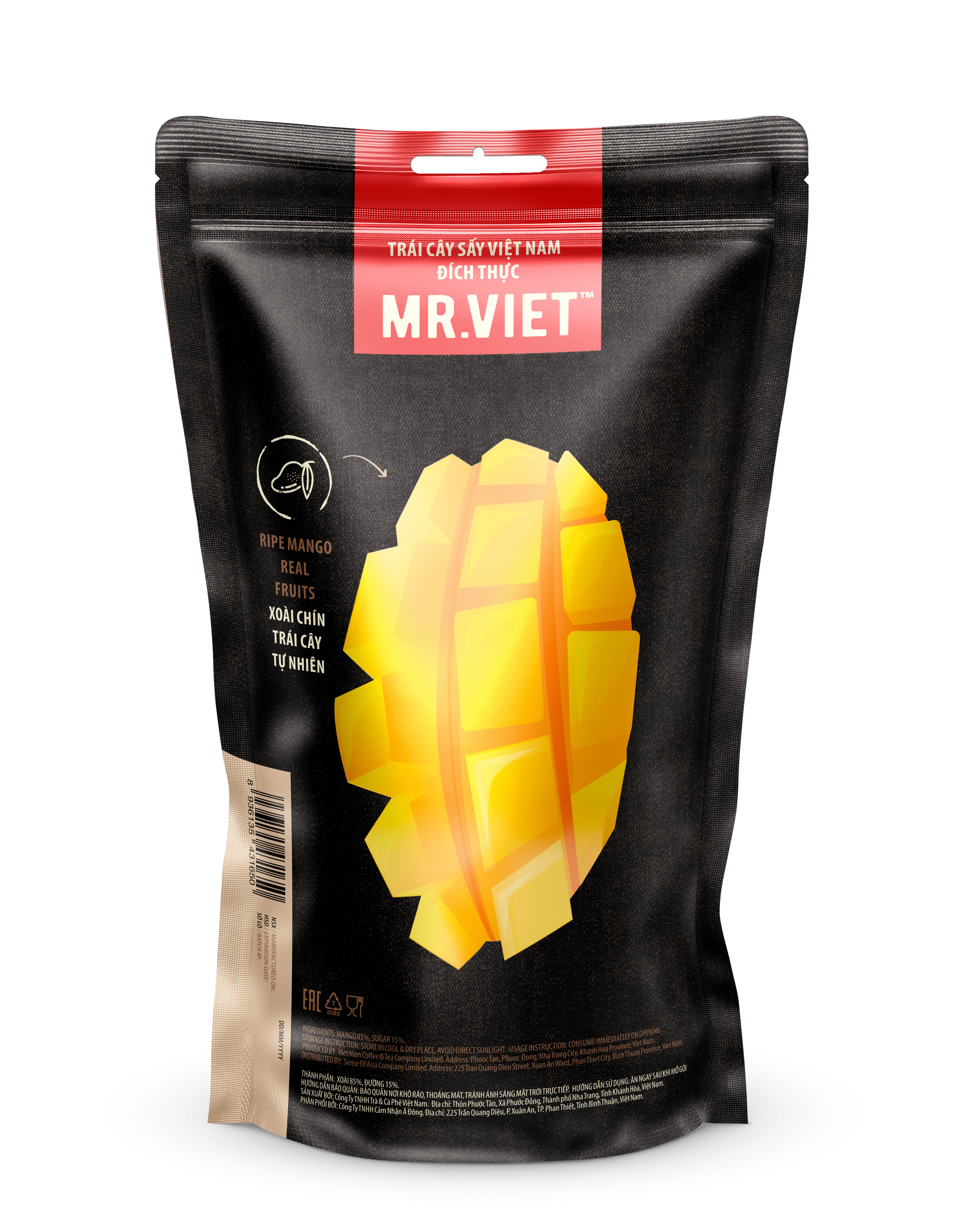 MR.VIET Xoài Sấy Chín Mọng & Dẻo Ngọt