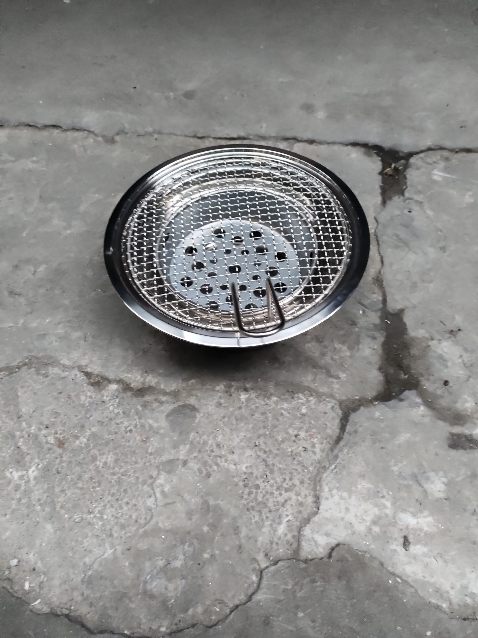 Bếp nướng than hoa đặt bàn inox giá rẻ