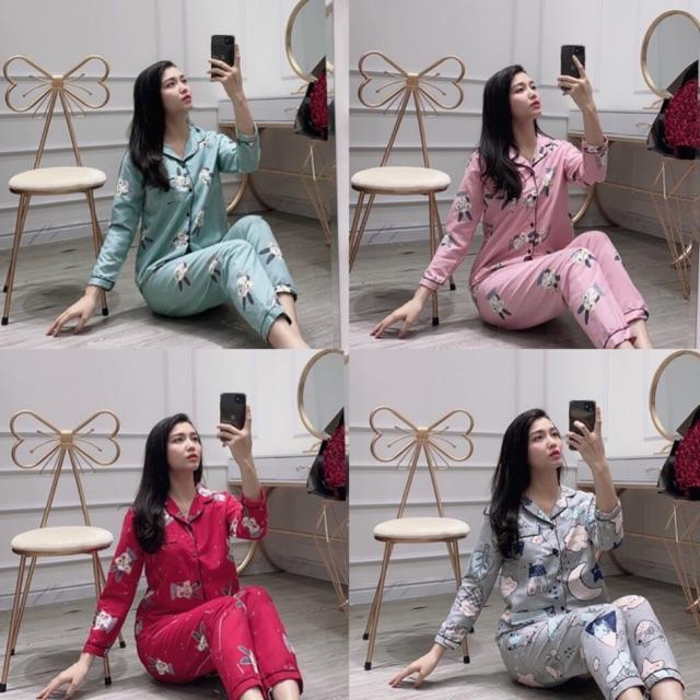 Bộ pijama dài tay bảng màu mới nhất