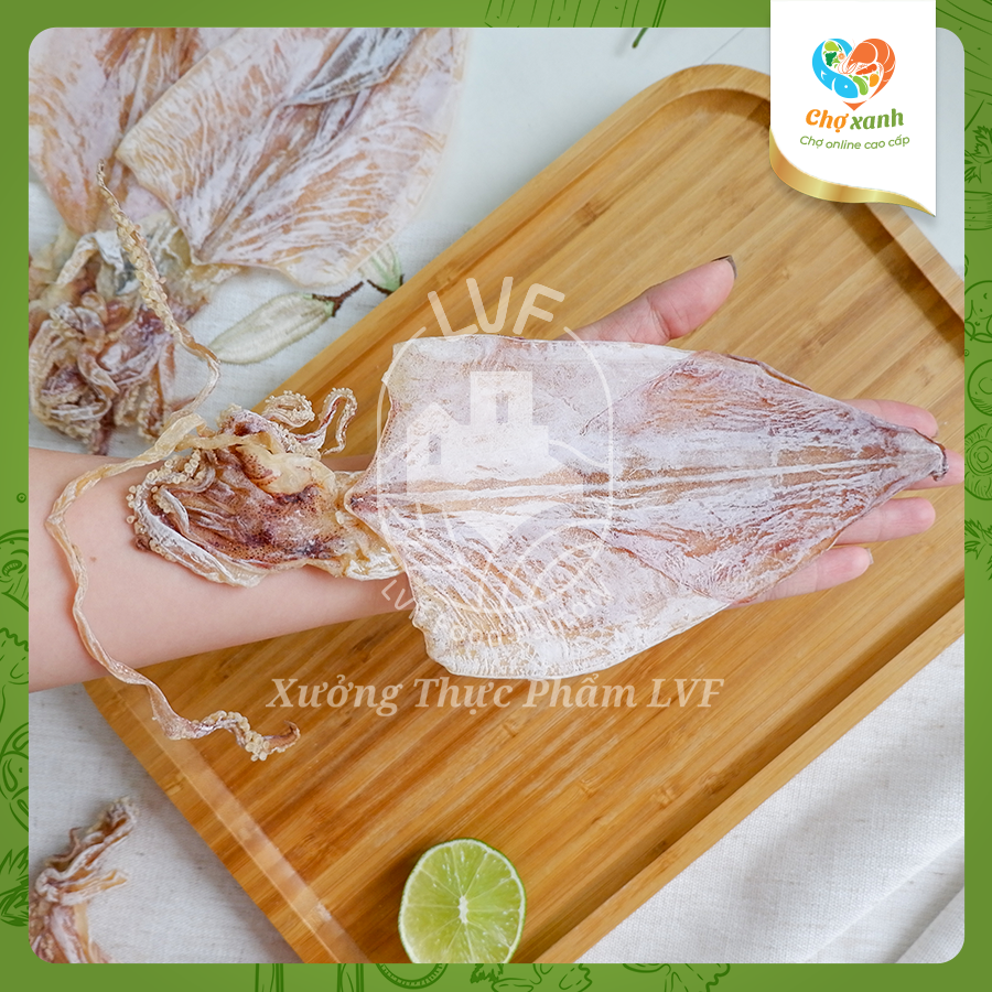 Mực khô phơi Boong tàu loại trung 250gr