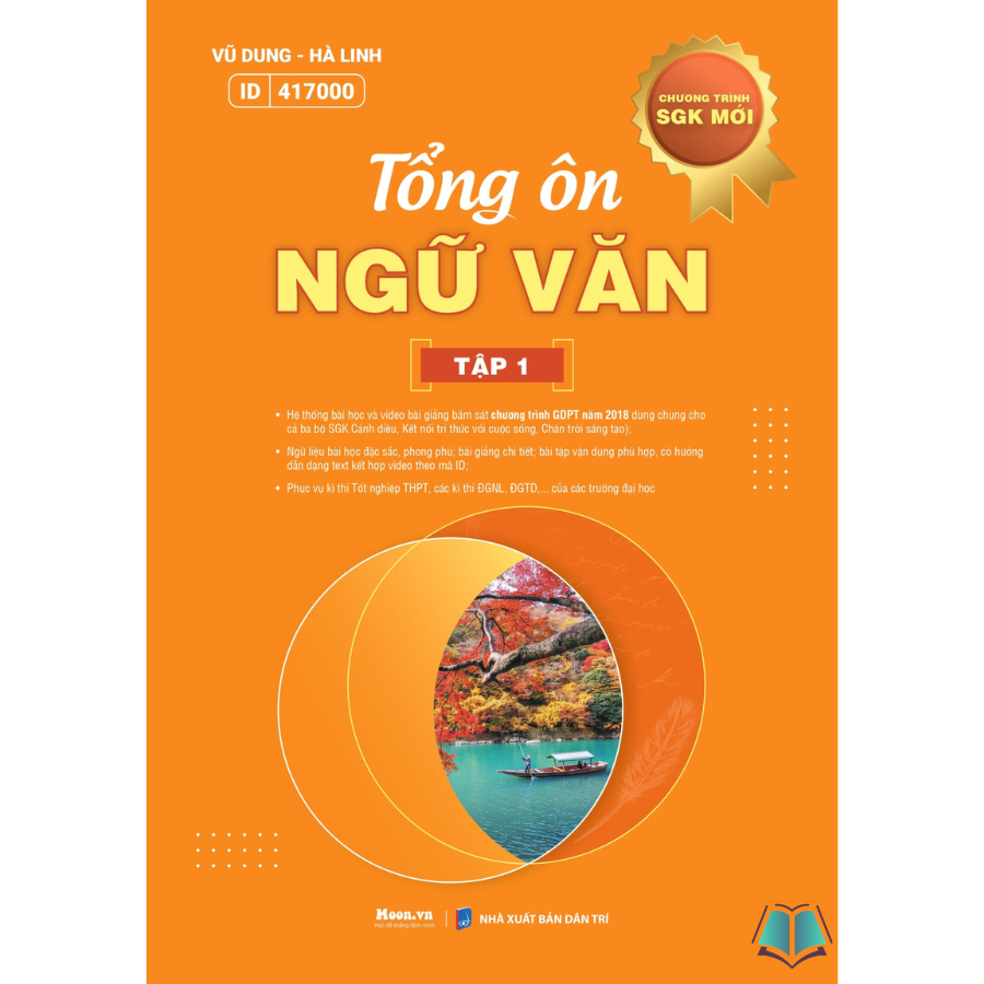 Sách - Combo Tổng ôn ngữ văn - tập 1 + 2 (moon)
