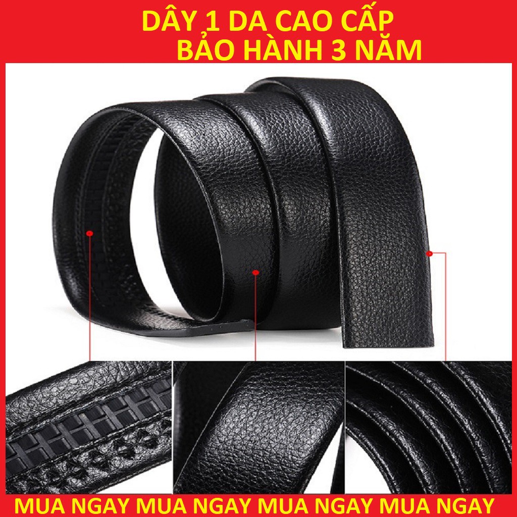 DÂY LƯNG Dành Cho Khóa Tự Động Dây Nịt Nam Cao Cấp dài 120cm rộng 3.5cm - Thắt lưng da nam da cao cấp