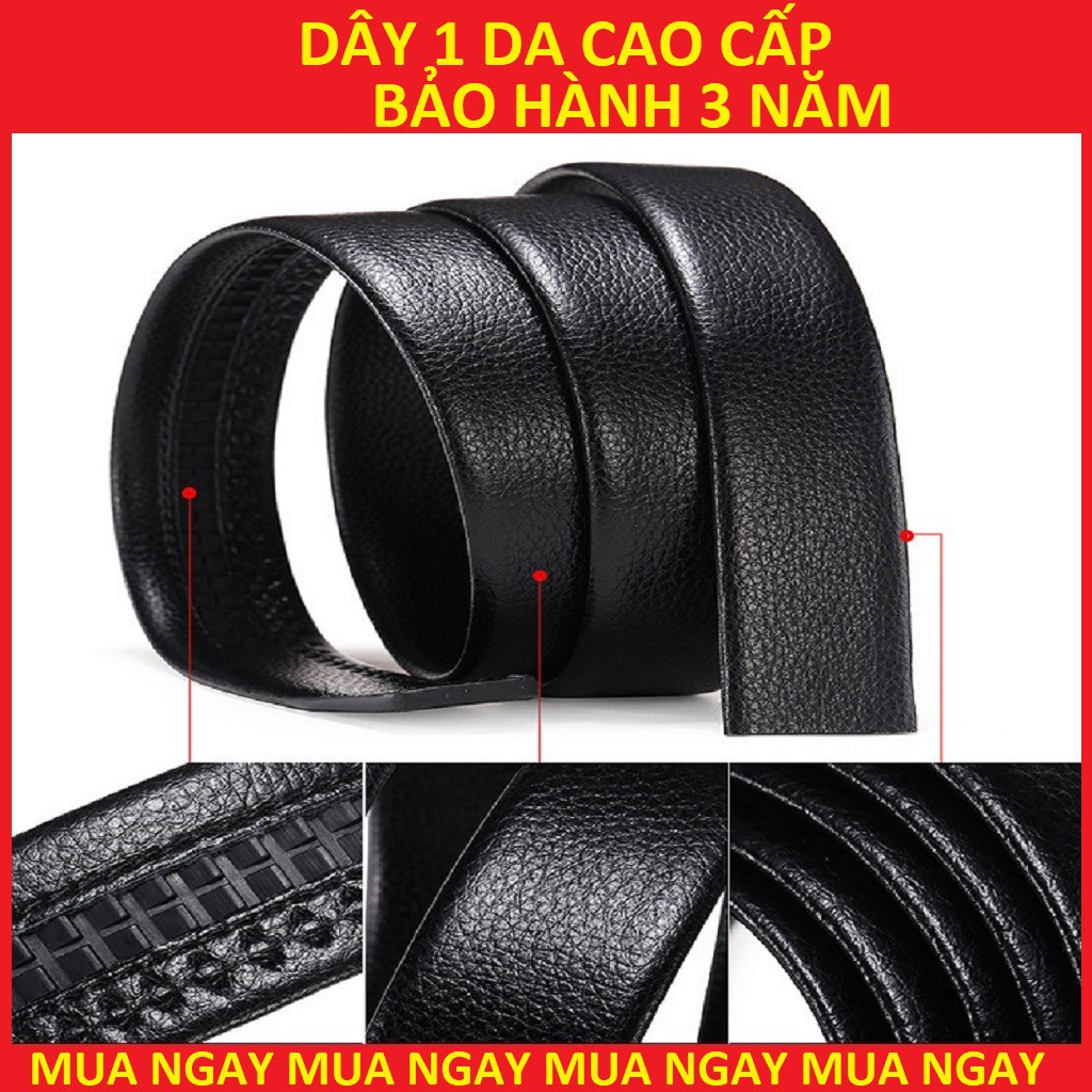 DÂY LƯNG Dành Cho Khóa Tự Động Dây Nịt Nam Cao Cấp dài 120cm rộng 3.5cm - Thắt lưng da nam da cao cấp (Không mặt khóa)