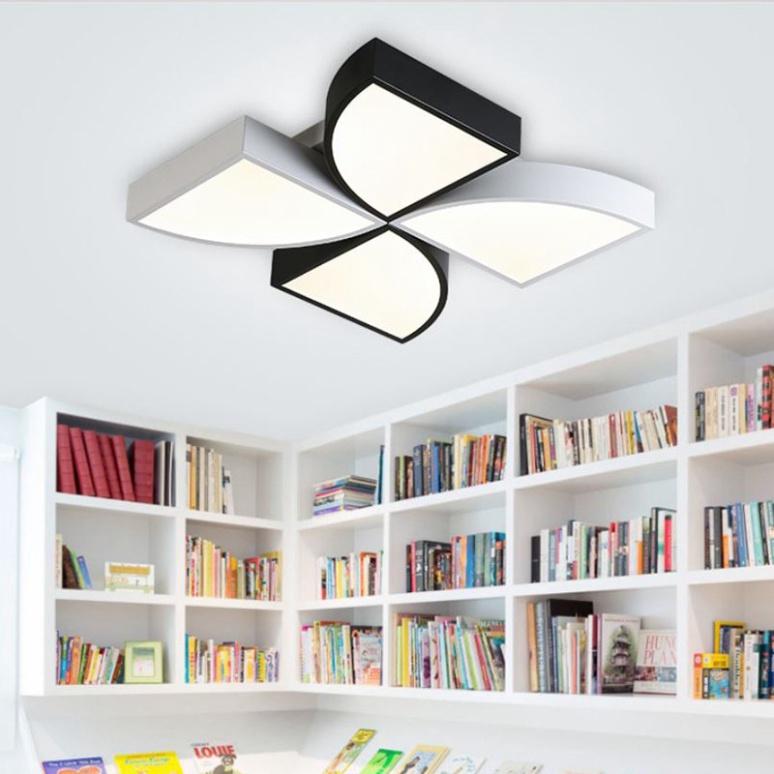 Đèn trần - đèn ốp trần - đèn LED chiếu sáng mâm 4 cánh 4 màu MY COLOR thời thượng thích mắt nhất kèm chỉ đạo không chạm