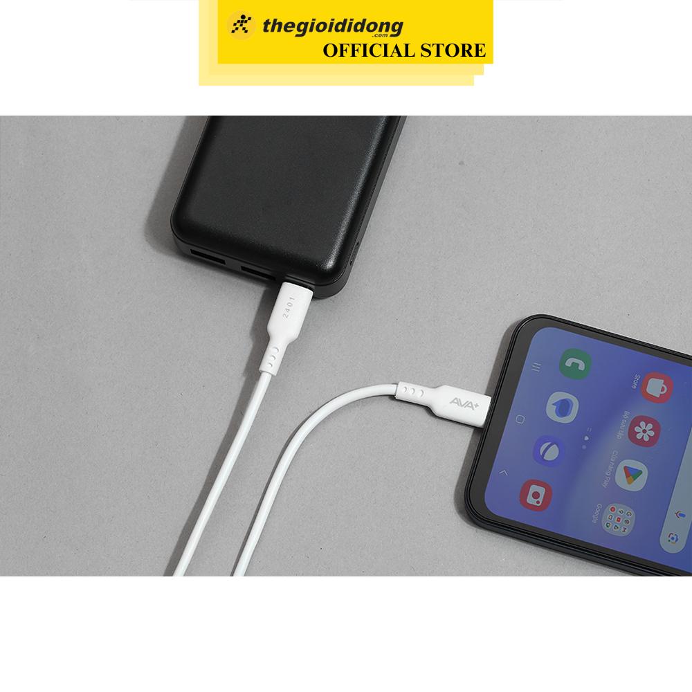 Cáp Type C - Type C 1m AVA+ DS106 - Hàng Chính Hãng