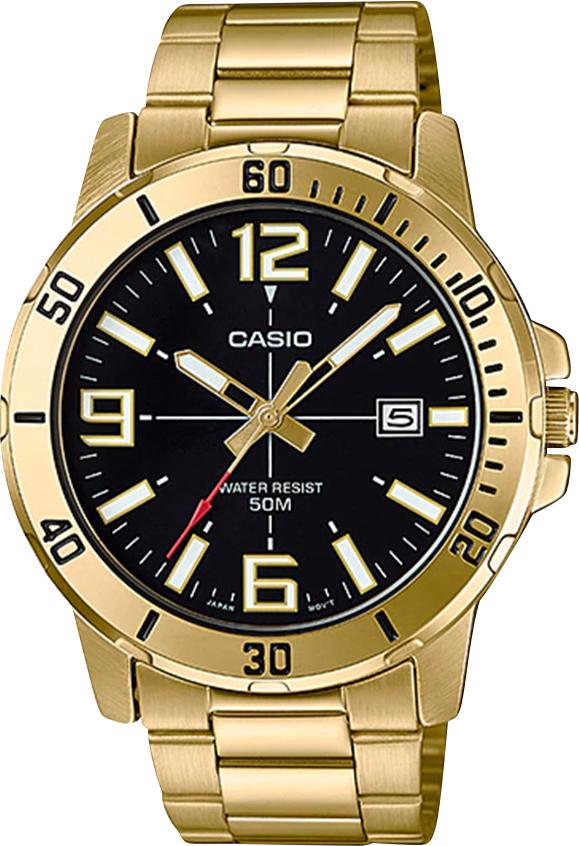 Đồng Hồ Nam Dây Thép Không Gỉ Casio MTP-VD01G-1BVUDF (45mm)