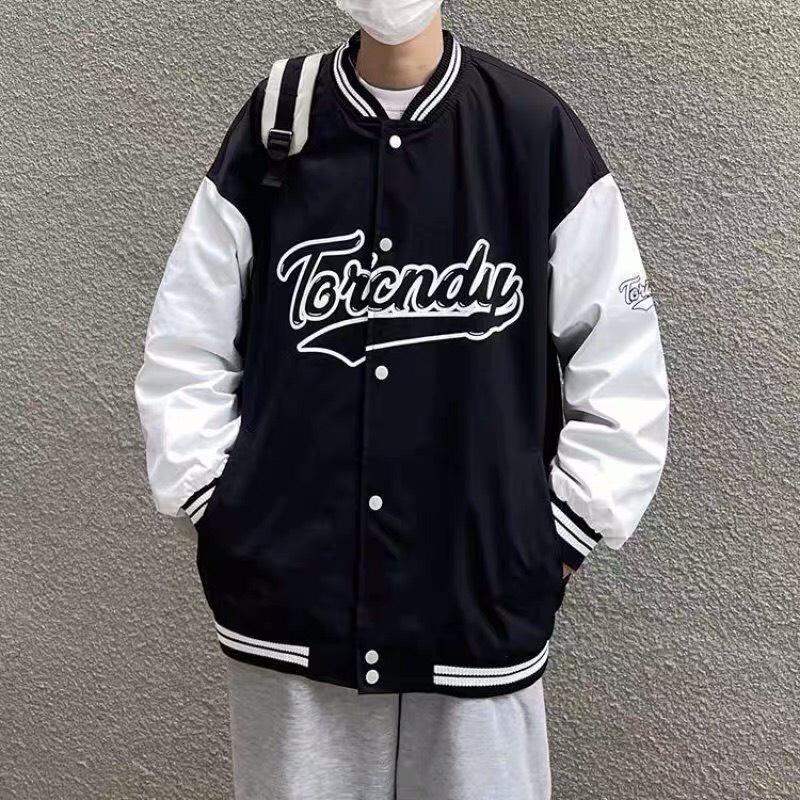 Áo Khoác Bomber Varsity Jacket Dù 2 Lớp TORI Form Rộng Nam Nữ Unisex Cúc Bấm - Trẻ Trung Năng Động Ulzzang