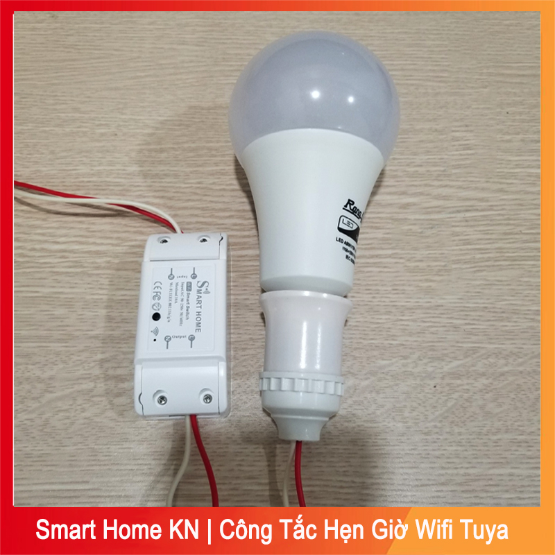 Công tắc thông minh wifi điều khiển từ xa hẹn giờ bằng điện thoại - Smart Home KN