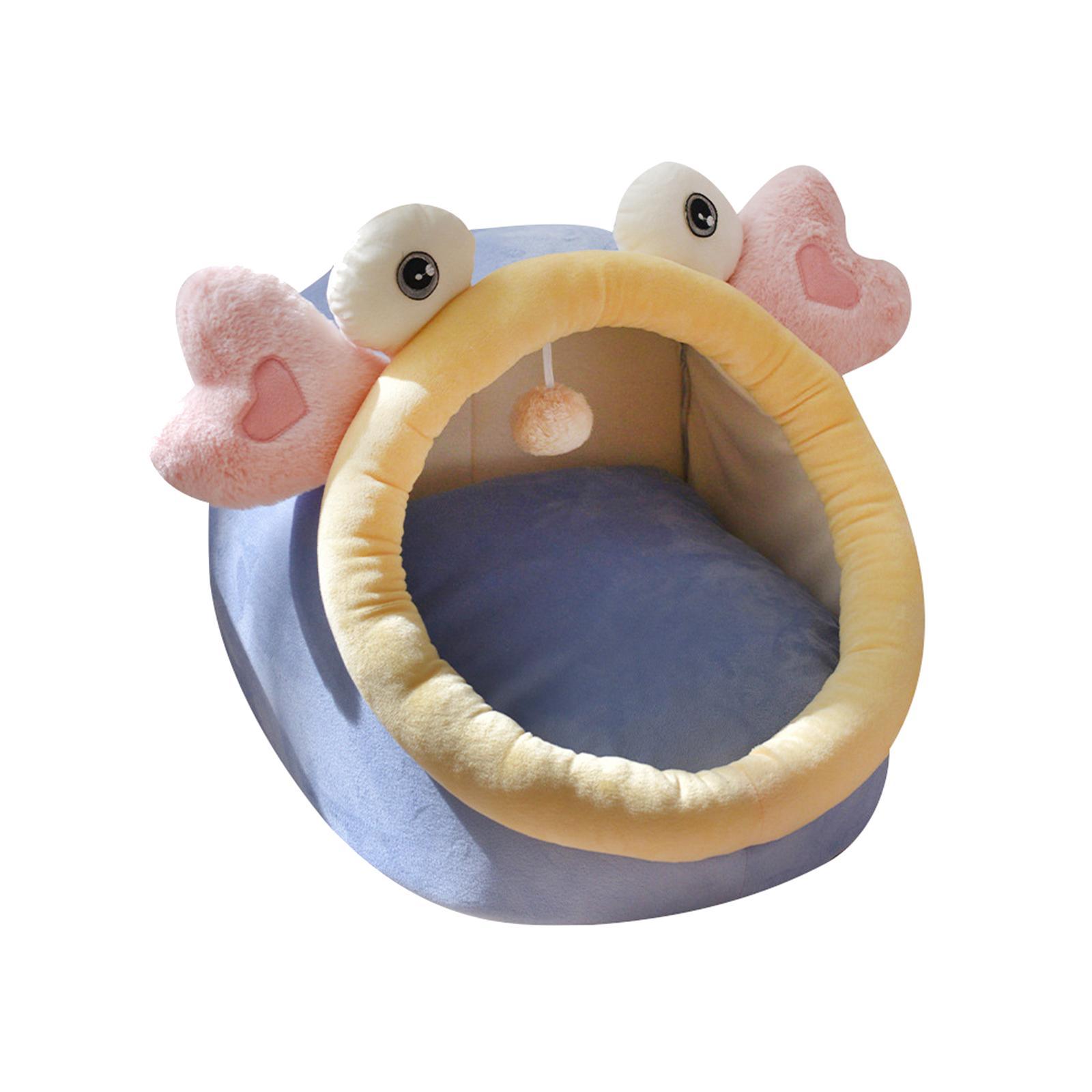 Small Dog Sleeping Bed Pet Cat House Nest Washable Winter Puppy Kennel Toy Supplies for Indoor Outdoor