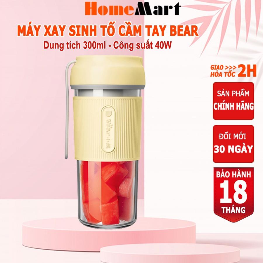 Máy xay sinh tố cầm tay Bear máy xay sinh tố mini sạc điện, dung tích 300ml, Anh Lam Store - Hàng nhập khẩu