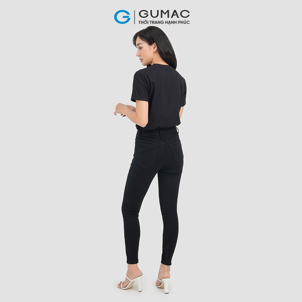 Quần jean ôm nữ GUMAC QJC07032 skinny nữ cá tính trẻ trung