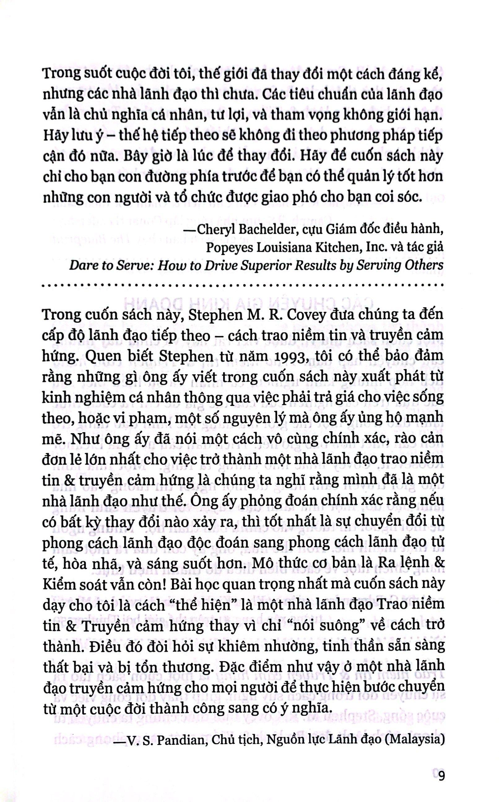 Trao Niềm Tin Và Truyền Cảm Hứng - Trust And Inspire