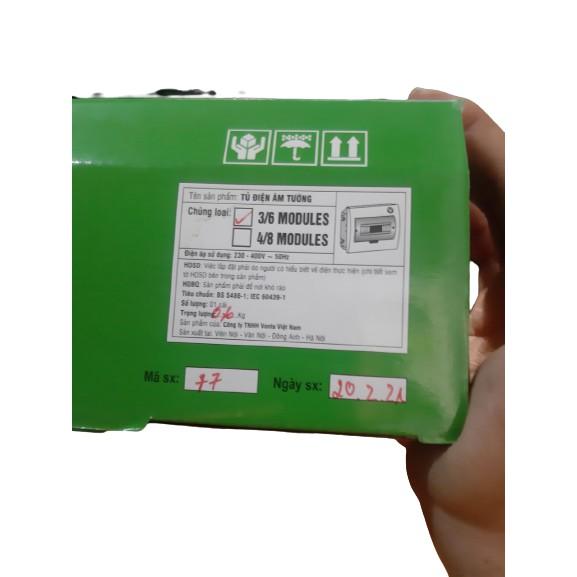 Tủ điện âm tường 3-6 đường VONTA