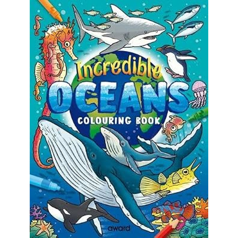 Sách Incredible Oceans Colouring