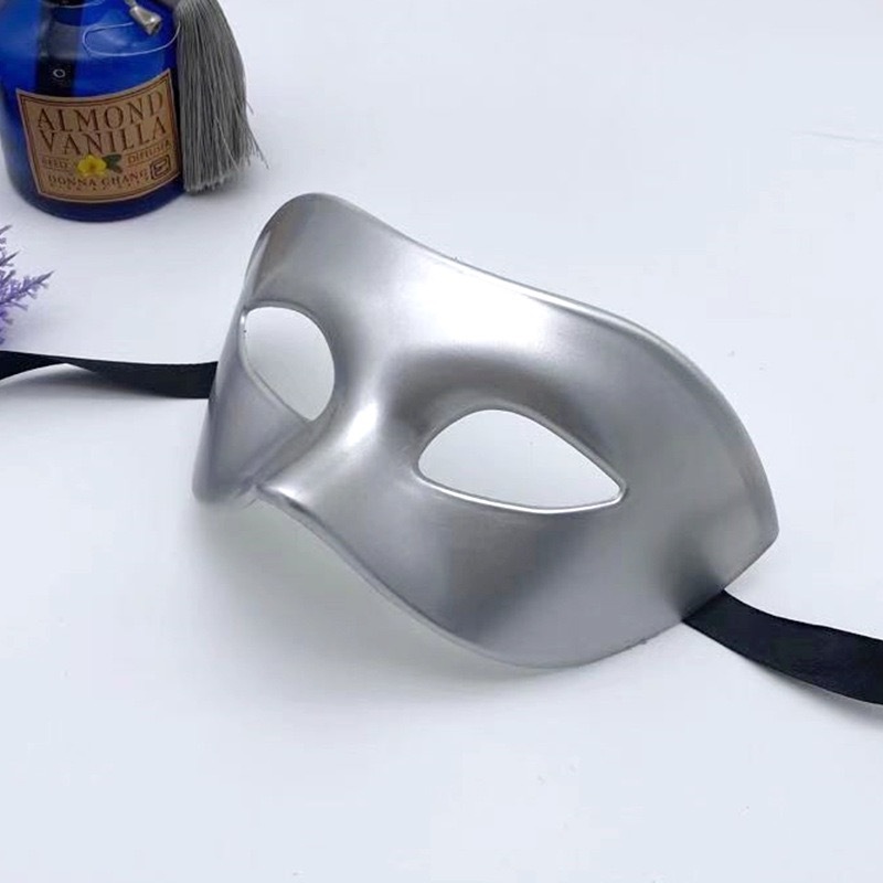 Mặt Nạ Dạ Hội Halloween Nam - Trắng