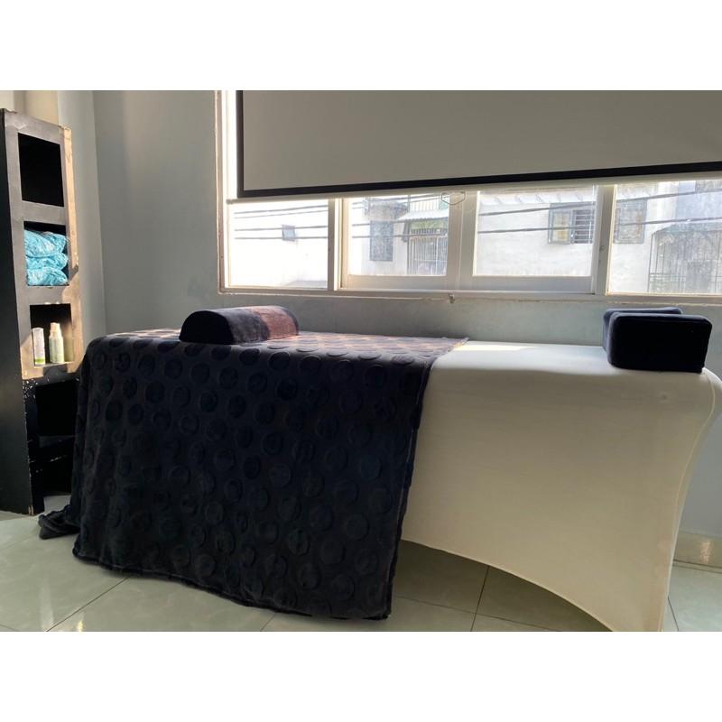 Mền lông cừu Thái Lan cao cấp tạo không gian salon ấm áp- thoải mái cho khách nối mi ,phun xăm, spa ,dùng cho cá nhân
