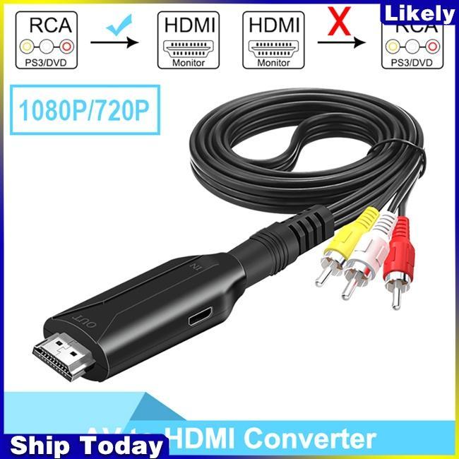 Cáp Chuyển Đổi Av Sang Hdmi 1080p 720p Cho Pc Sang Tv Set-top Box