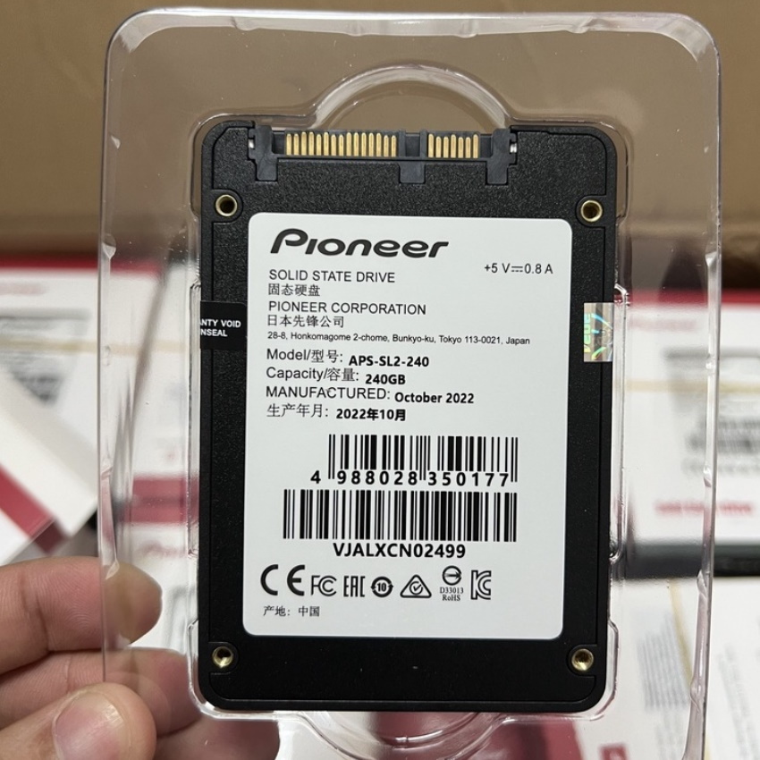 Ổ Cứng SSD SATA III Pioneer 240GB 2.5'' . Hàng Chính Hãng - Bảo hành 36 tháng lỗi 1 đổi 1