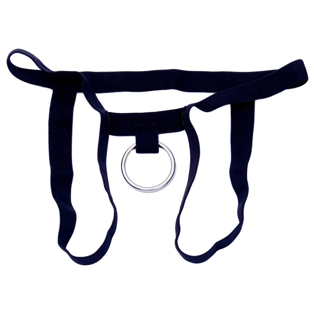 2Pcs Mens G-string Underwear Hollow Ring Pouch Jockstrap Thong Briefs