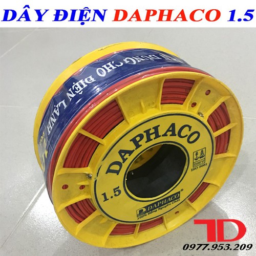 DÂY ĐIỆN ĐƠN DAPHACO 1.5 - 100 MÉT