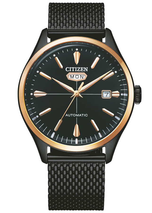 Đồng Hồ Citizen C7 Dây Thép Không Gỉ NH8396-82E - Mặt Đen