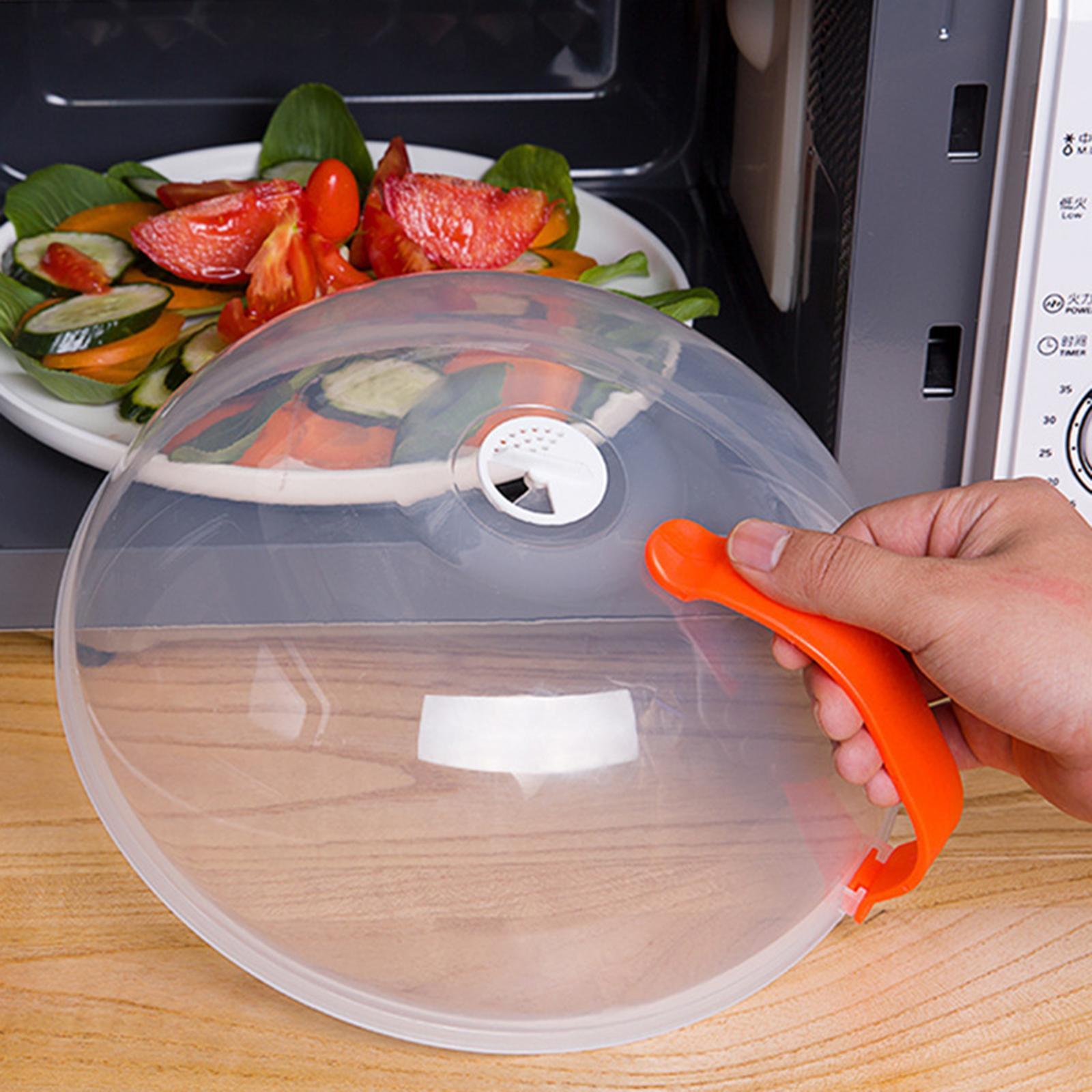 Microwave Splatter Cover with Handle Microwave splatter Lid Reusable