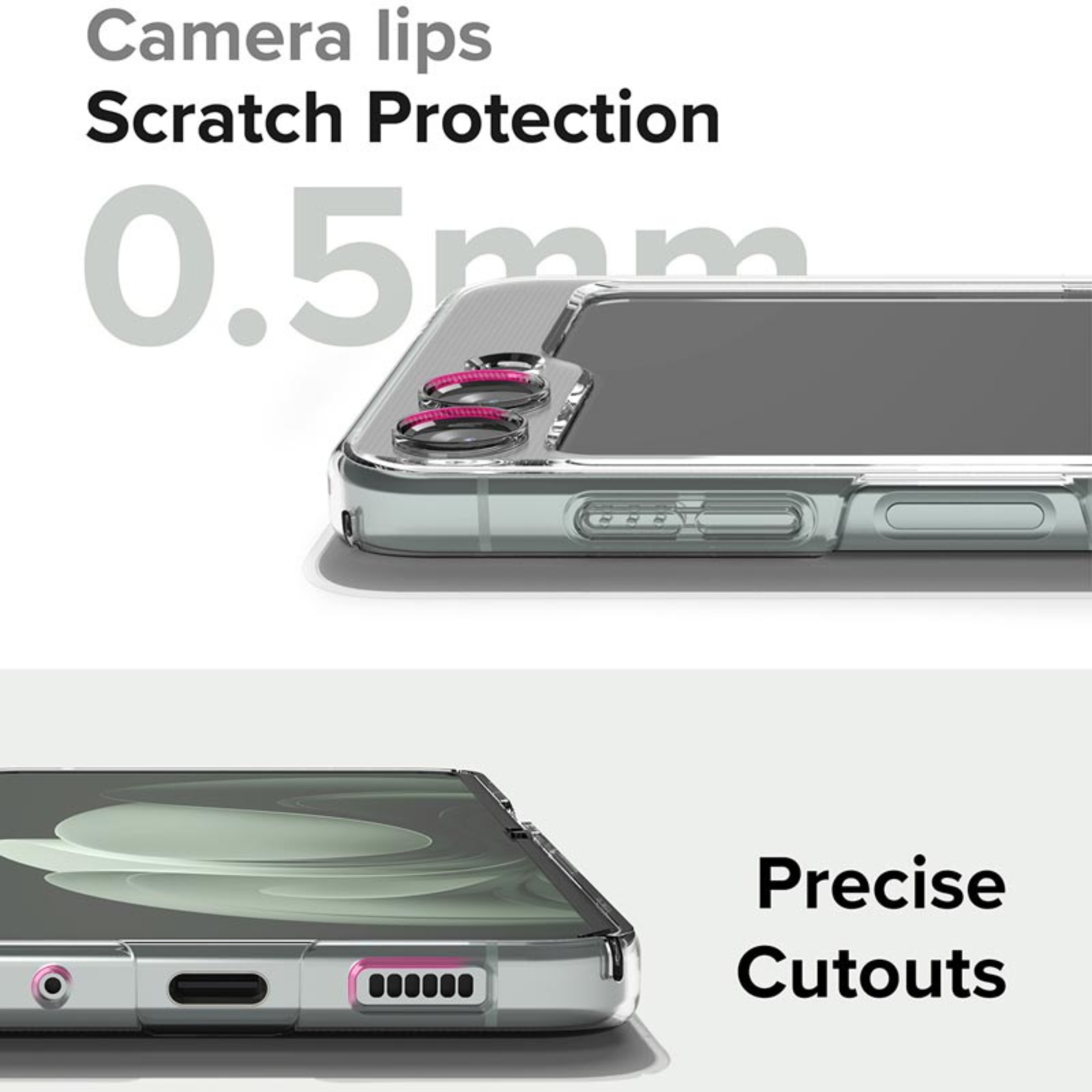 Ốp Lưng Trong Suốt Ringke Slim Dành Cho Samsung Galaxy Z Flip 5 - Hàng Chính Hãng