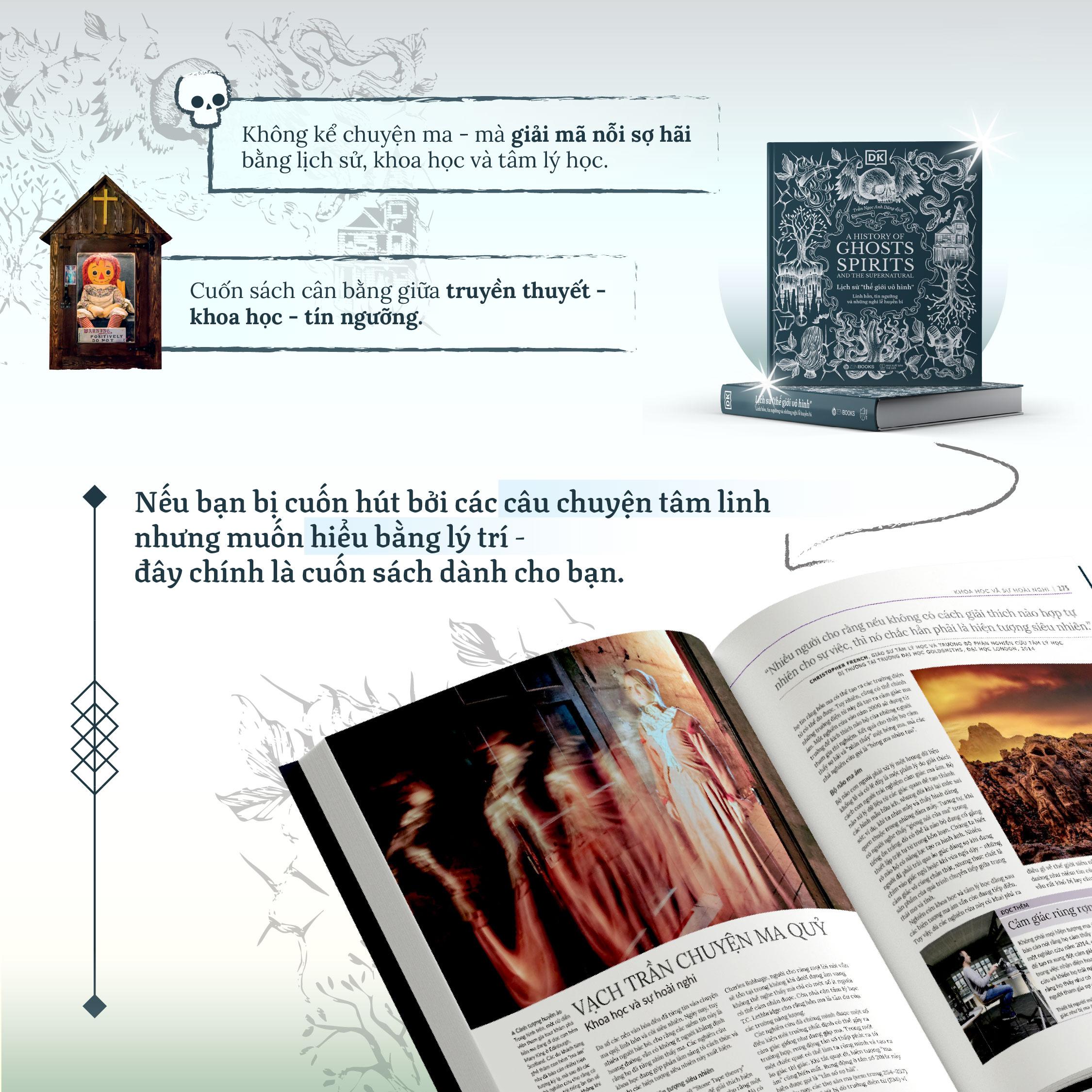 Sách - A History of Ghosts, Spirits and the Supernatural - Lịch Sử Thế Giới Vô Hình - Linh Hồn, Tín Ngưỡng Và Những Nghi Lễ Huyền Bí - Bìa Cứng