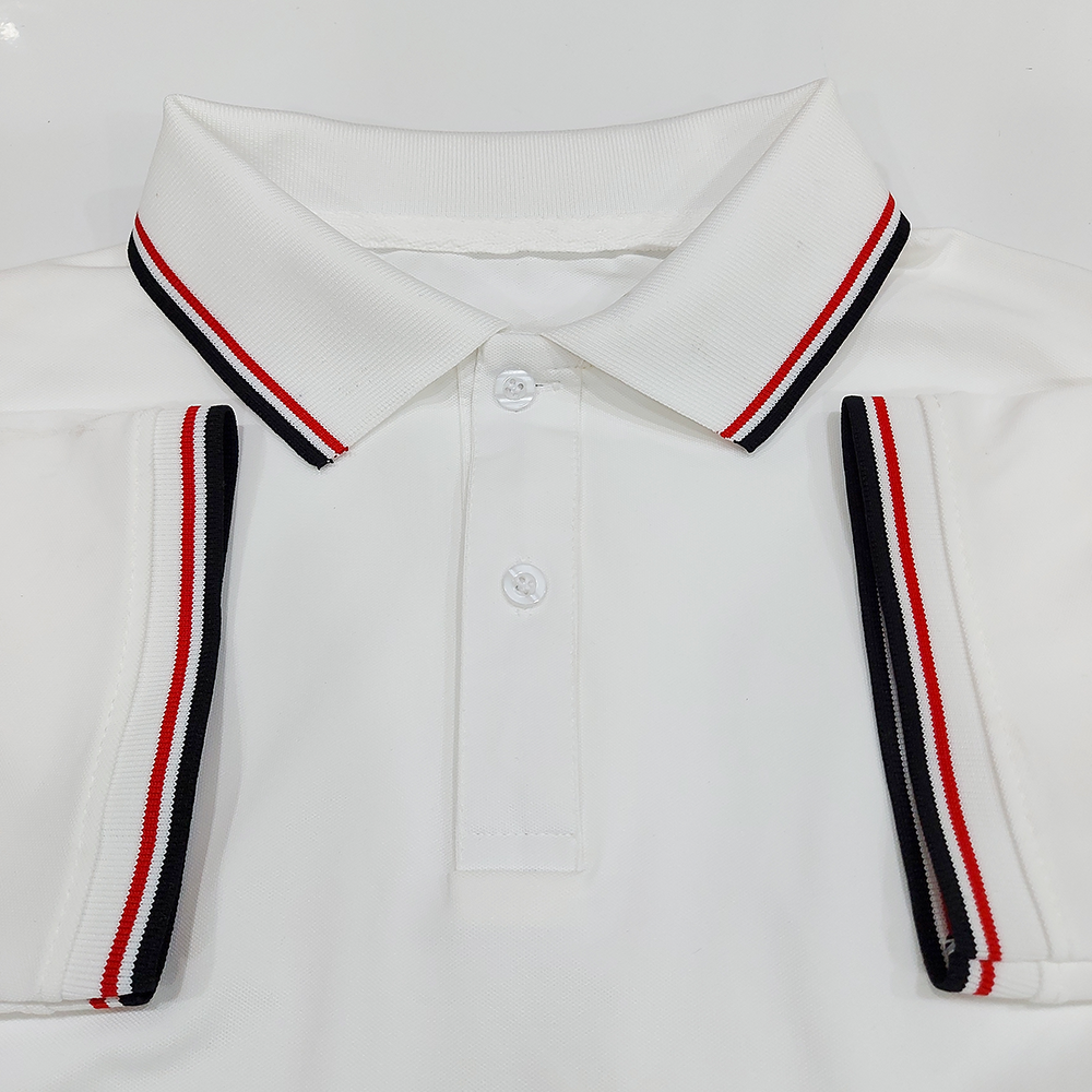 Áo thun Polo Nam vải cotton 4 chiều cổ trụ phối viền tay và cổ cao cấp phong cách lịch lãm