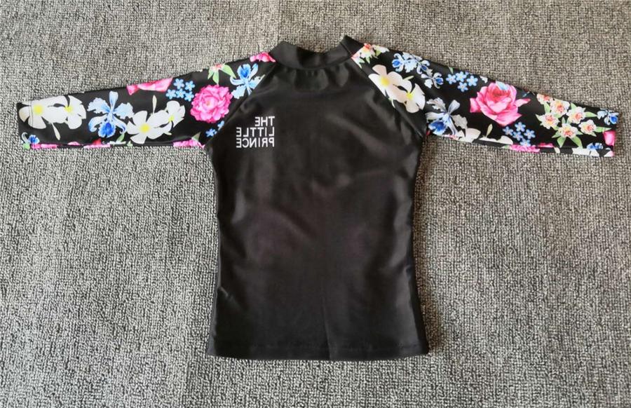 Cô Gái Hai Miếng Phù Hợp Đi Biển 3-10 Năm Trẻ Em Áo Dài Tay 2021 Kid Dễ Thương In Chữ Đồ Bơi Cho Bé áo Tắm