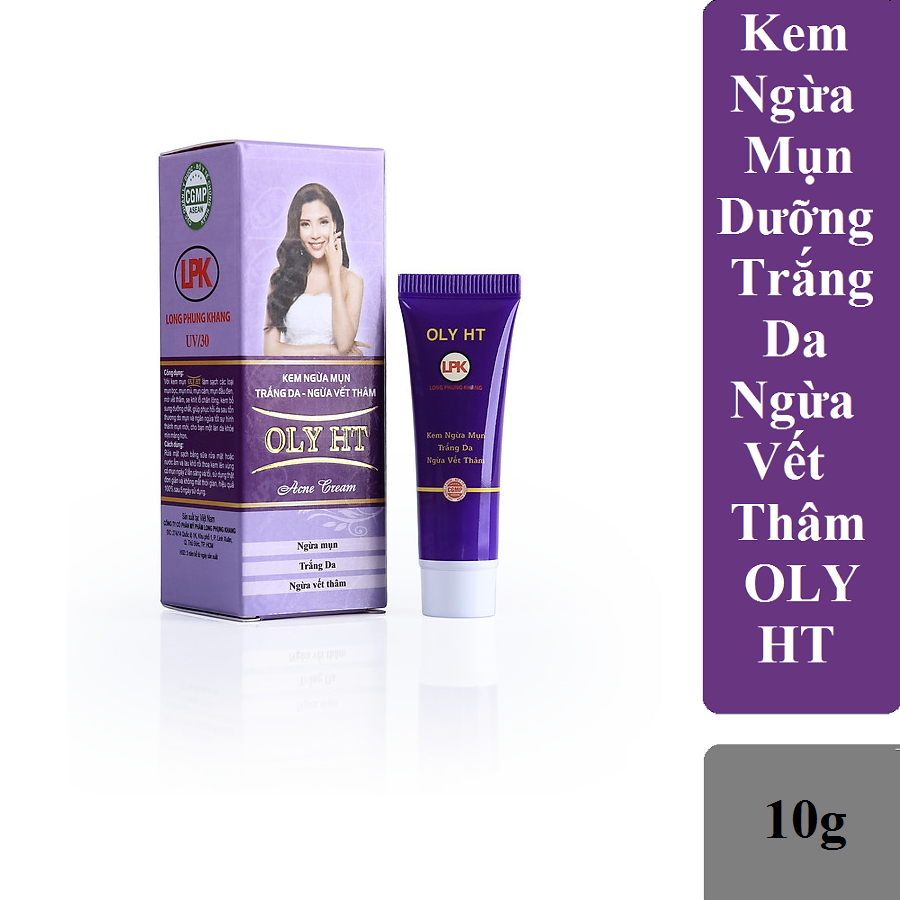 Kem Mụn - Trắng Da - Mờ Vết Thâm OLY HT Chính Hãng 10g - 12g &amp; 25g