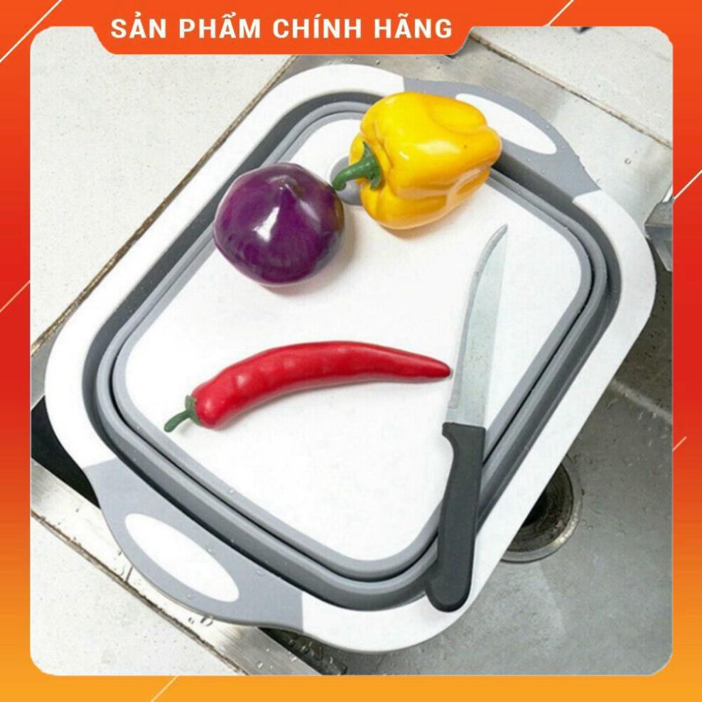 Bộ Thớt Kèm Chậu Gấp Gọn 2 in 1 Đa Năng | (HO2)