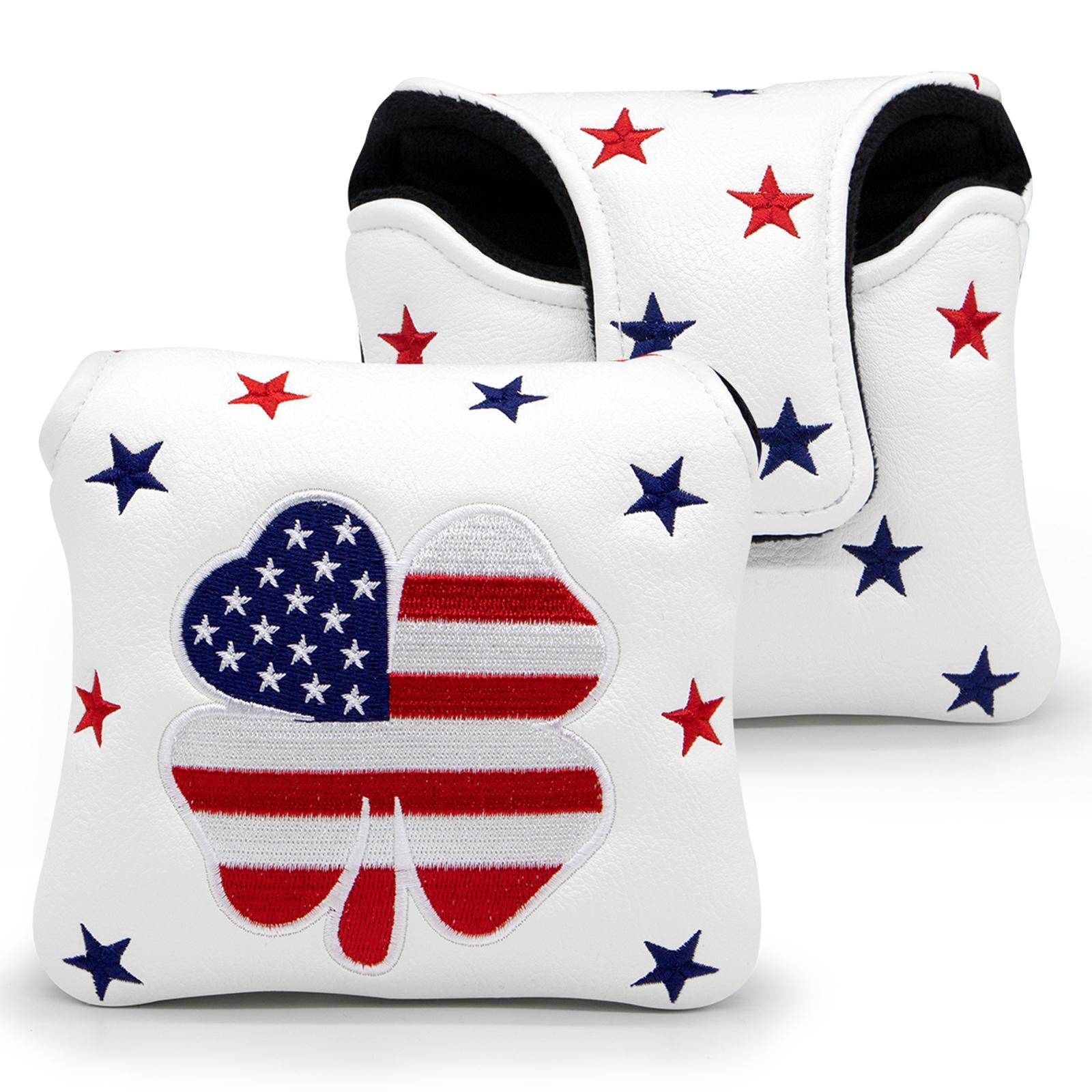 Golf Putter Mallet Head Cover Headcover Closure for Golf Equipment