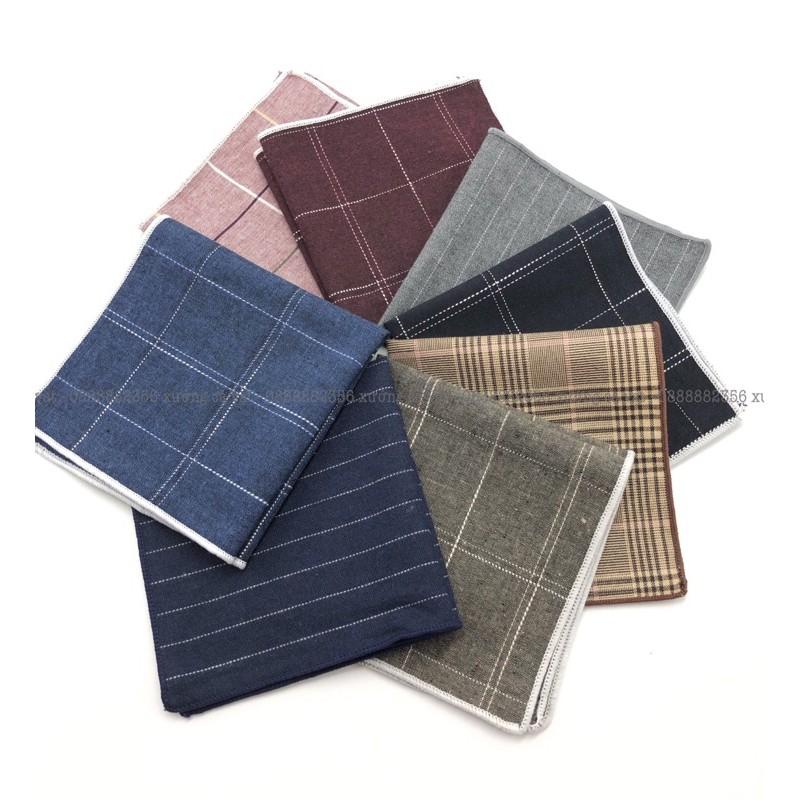 Khăn cài túi áo vest nam thời trang cao cấp Pocket Square