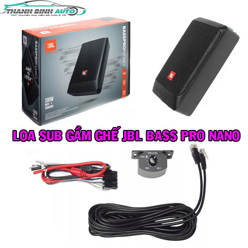 Loa SUB gầm ghế JBL BASS PRO NANO chính hãng cao cấp hàng chất bh 1 năm lỗi đổi mới