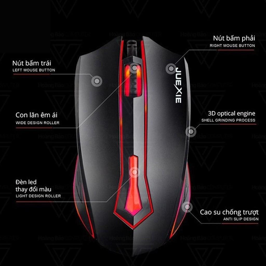 Combo Tai Nghe Chơi Game YL 902/A6 Siêu Bền + Tặng Chuột Game Thủ