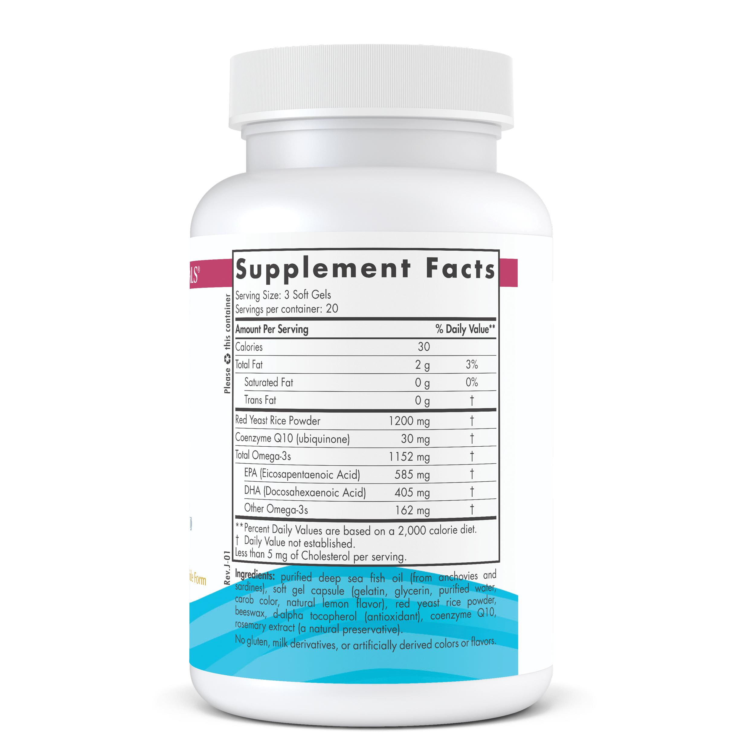 Viên Uống Dầu Gan Cá Bổ Sung Omega-3 LDL, CoQ10 Hỗ Trợ Mắt, Trí Não Và Sức Khỏe Tim Mạch - 60 viên