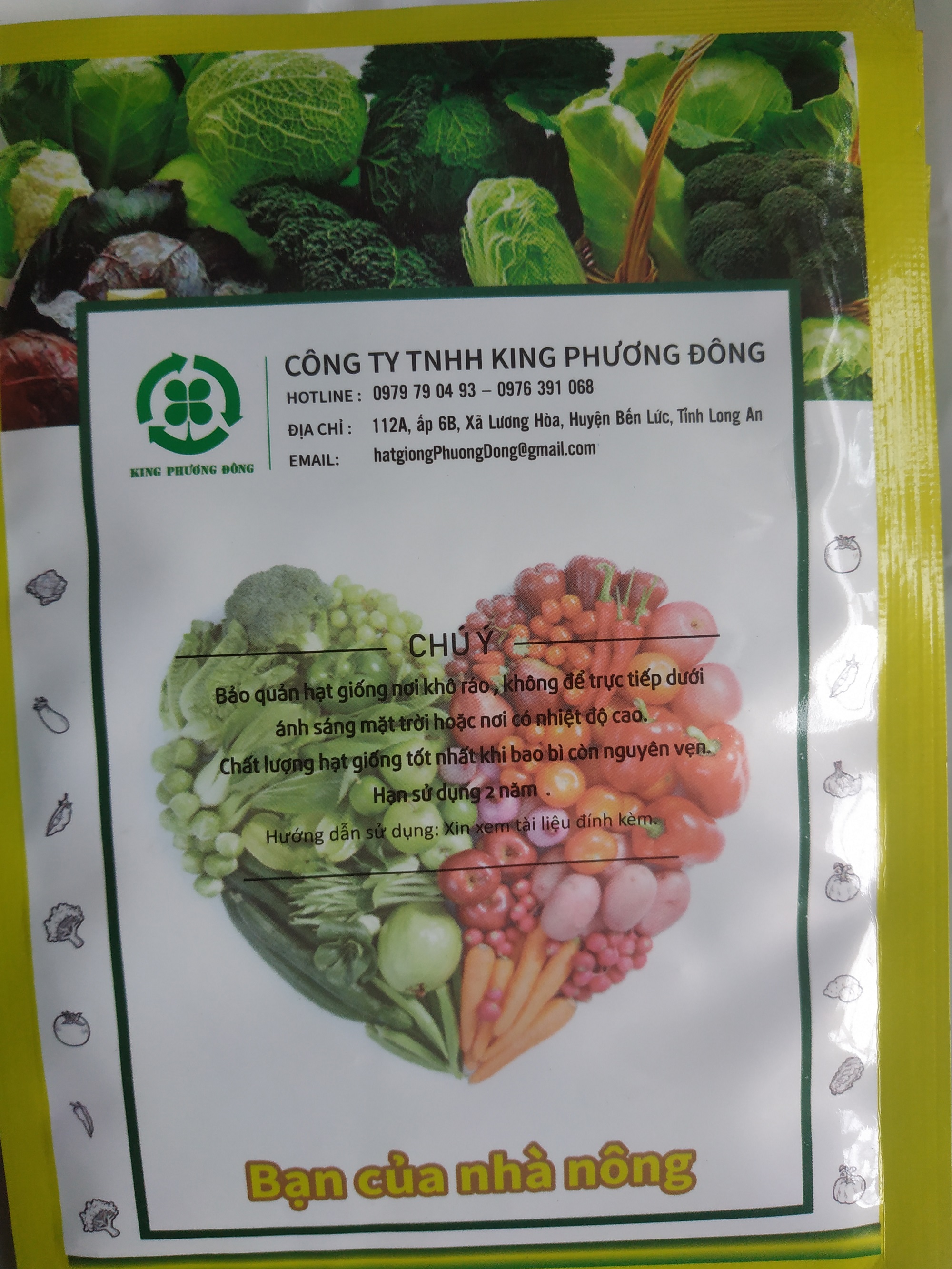 Combo 5 gói Hạt giống CẢI THÌA - gói 20 gram
