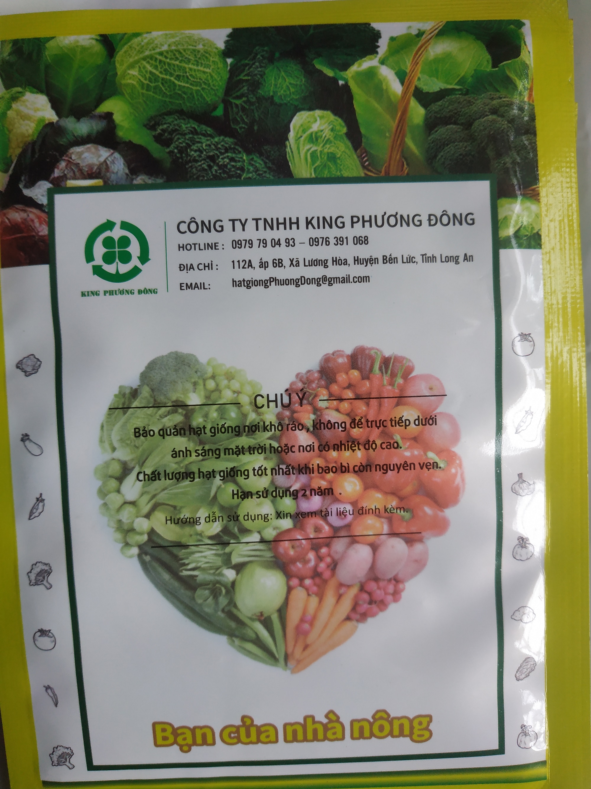 Hạt giống CẢI THÌA - gói 20 gram