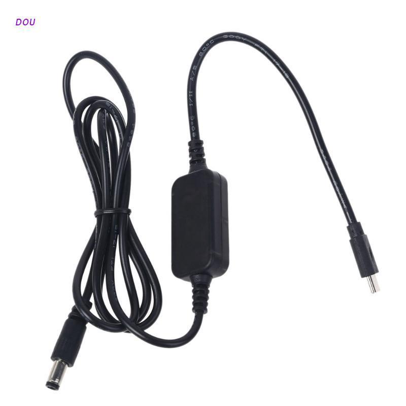 Dây Cáp Nguồn Chuyển Đổi Cổng Usb C 5v Sang 12v 5.5x2.5mm Cho Bộ Định Tuyến Wifi