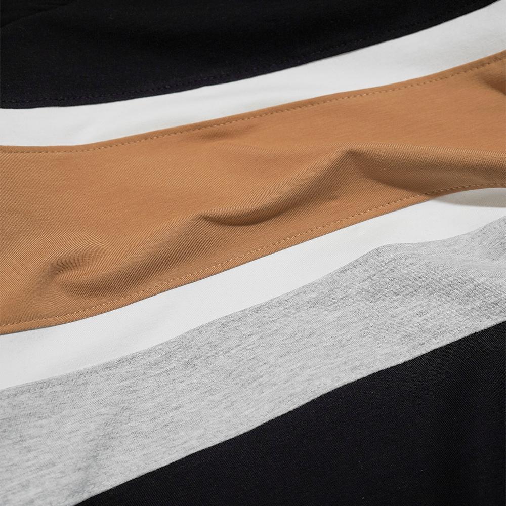 Áo thun nam ngắn tay đẹp 4MEN AT060 cổ tròn, form regular, vải cotton cao cấp co giãn, phối màu trẻ trung ấn tượng