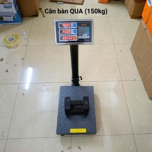 [ bảo hành 2 năm ] Cân tính tiền điện tử cân bàn QUA ( 100kg&amp;150kg ) được làm bằng sơn tĩnh điện cao cấp