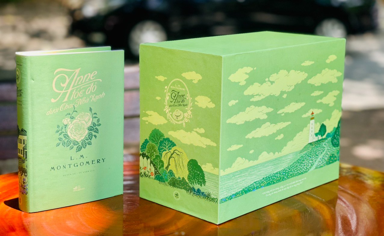 boxset Nhã Nam - TRỌN BỘ ANNE TÓC ĐỎ  [gồm 8 tập bìa cứng] [đặc biệt in 500 hộp] Lucy Maud Montgomery  – NXB Hội Nhà Văn