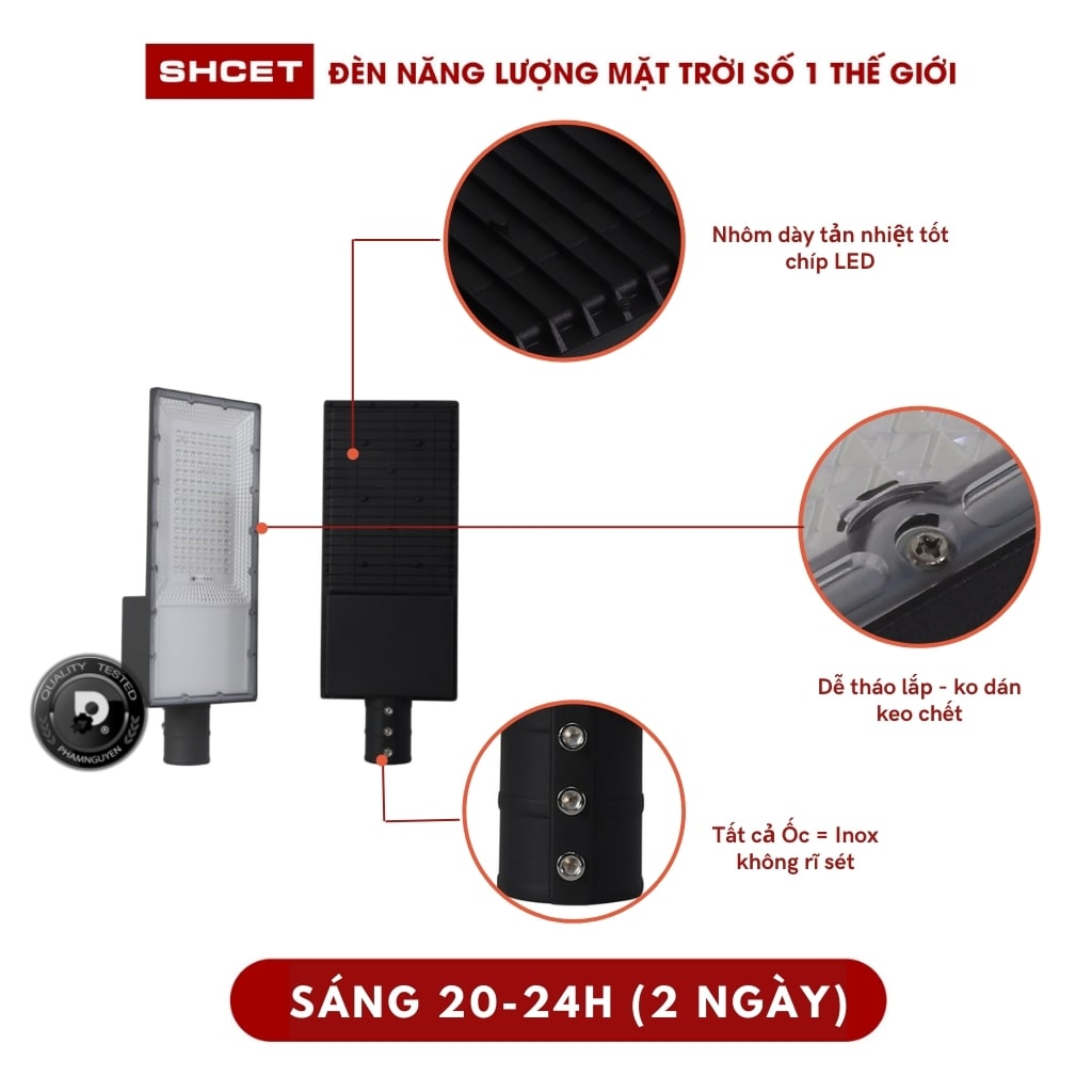 Đèn năng lượng mặt trời - Đèn Solar CET-114