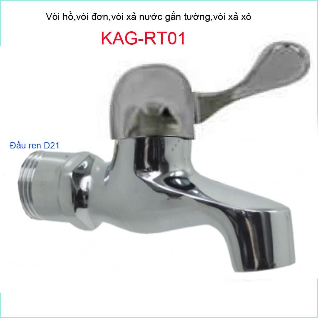 Vòi lạnh gắn tường, vòi xả nước máy giặt KAG-RT01