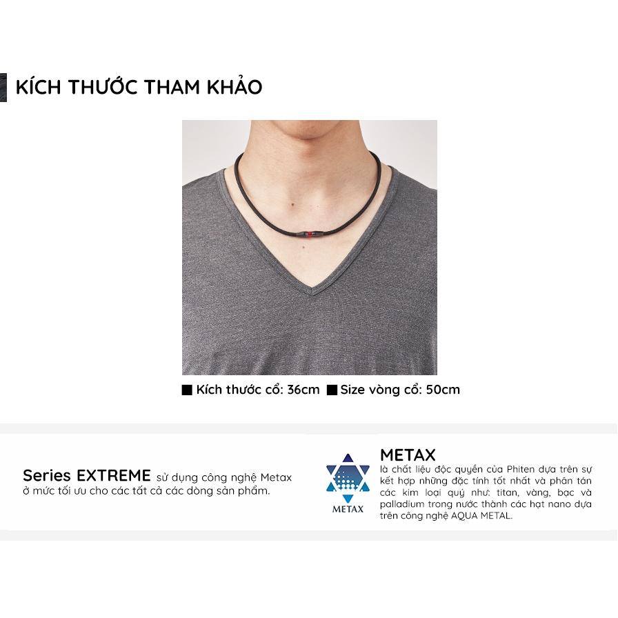 Vòng Cổ Phiten rakuwa Extreme standard necklace 50cm TG787053