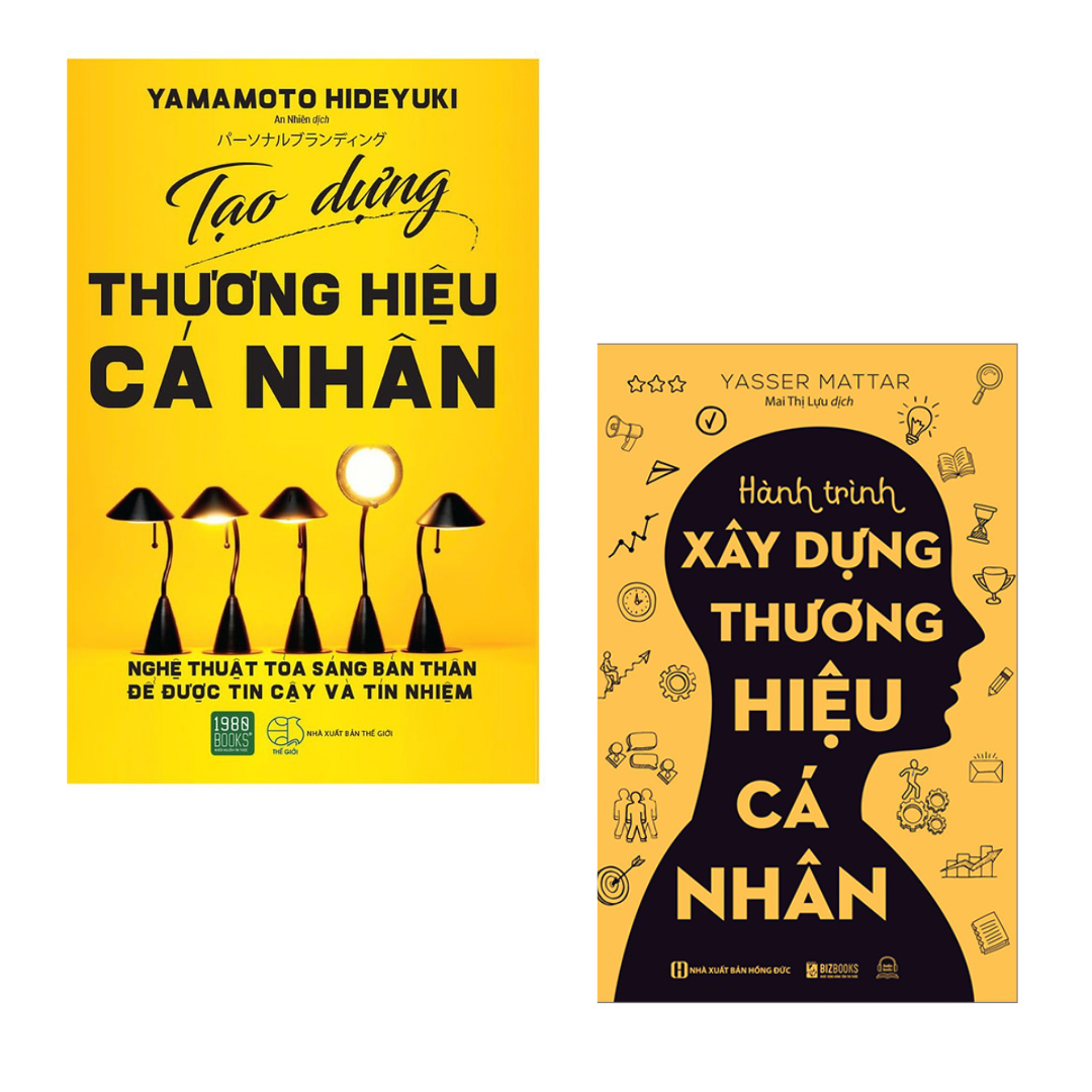 Combo 2 Cuốn Khởi Nghiệp Hay-  Tạo Dựng Thương Hiệu Cá Nhân+Hành Trình Xây Dựng Thương Hiệu Cá Nhân